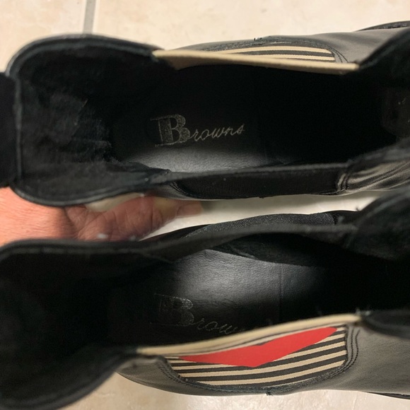 Browns Women’s Leather Boots Size 6 - Picture 8 of 11